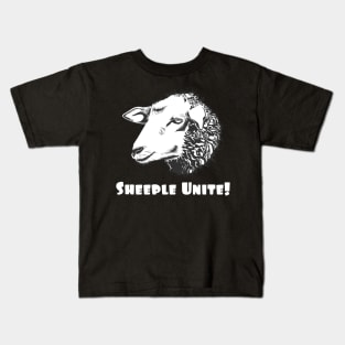 Sheeple Unite! Kids T-Shirt